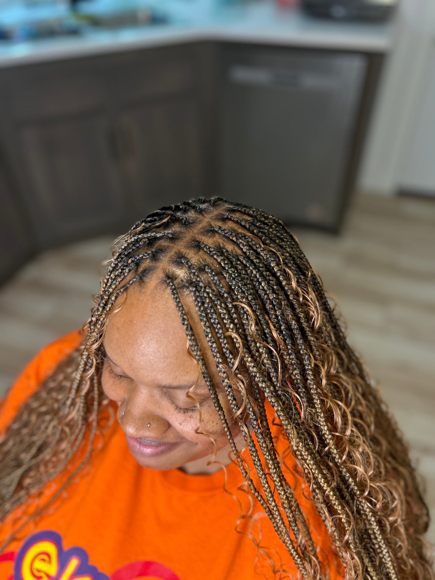 Extra-Small Knotless Braids